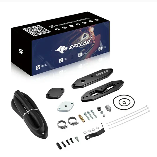 Complete bicycle repair kit with tools and accessories.