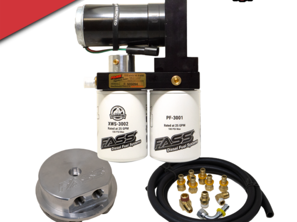 Titanium Superflow System with dual filters and accessories.