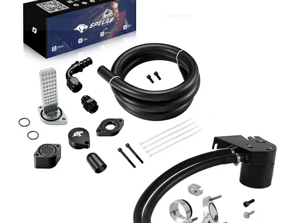 Complete engine vacuum hose kit with connectors and clamps.